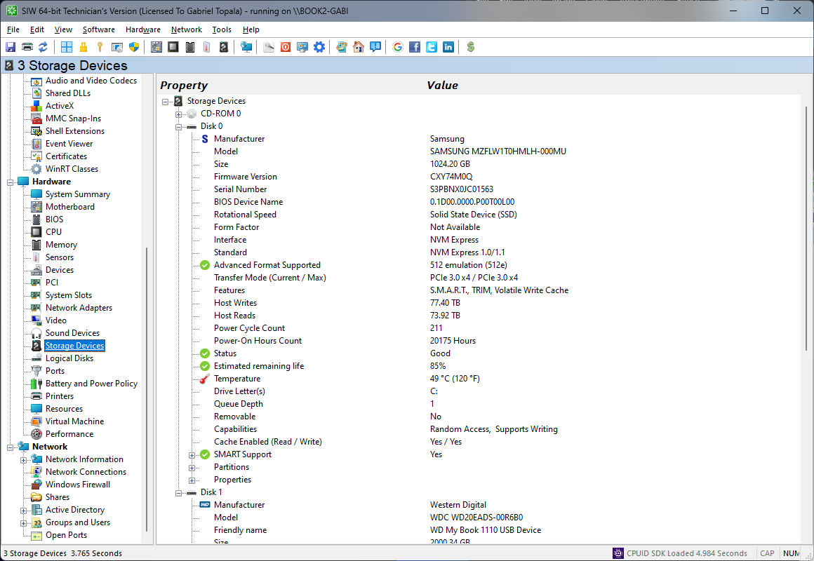 SIW | Storage Devices