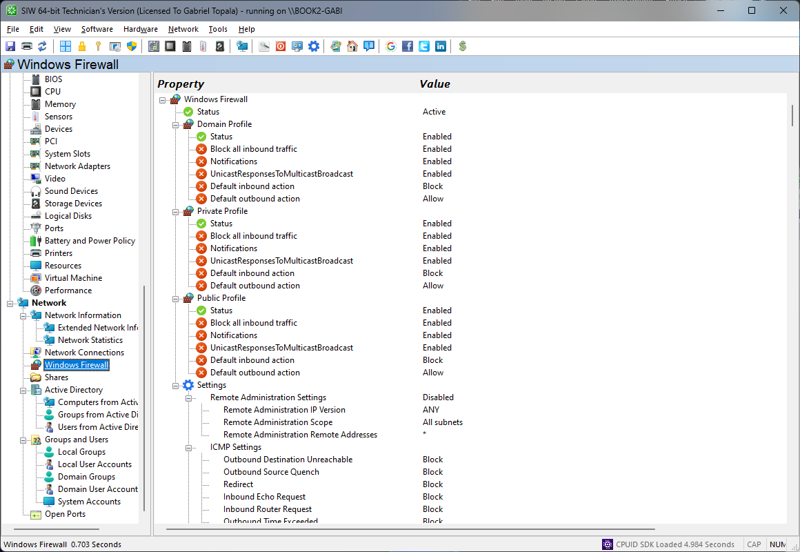 SIW | Windows Firewall